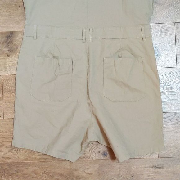 Asos utility beige relaxed casual jumpsuit NWT 32 - Picture 7 of 9